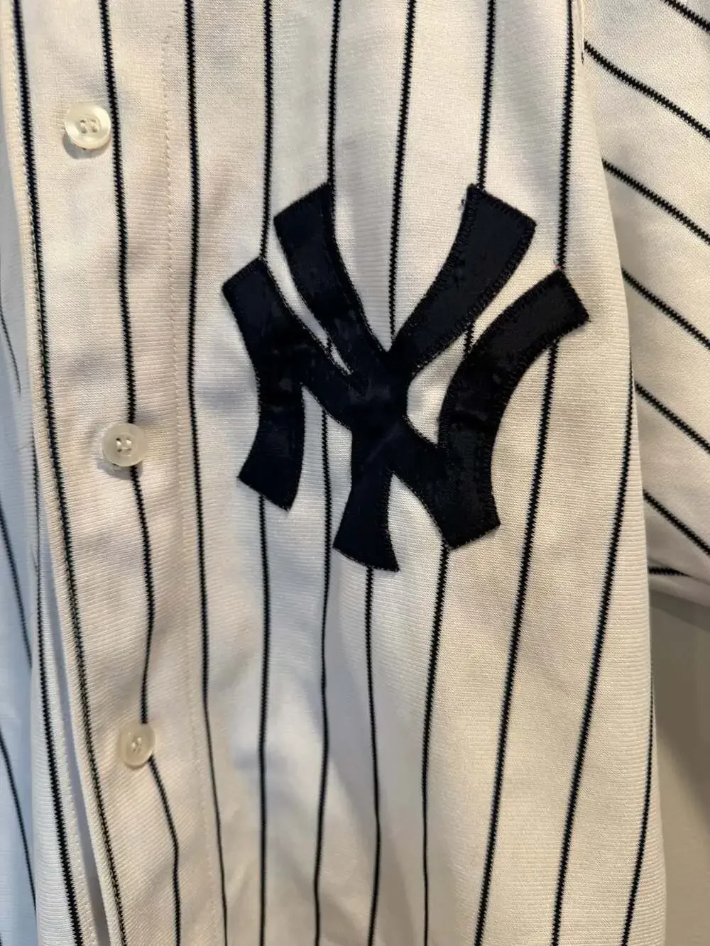Majestic New York Yankees Alex Rodriguez #13 Youth Pinstripe Baseball Jersey